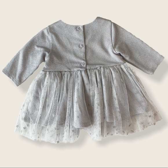 Marmellata 24M Silver Tulle Toddler Tunic Top - Picture 2 of 6